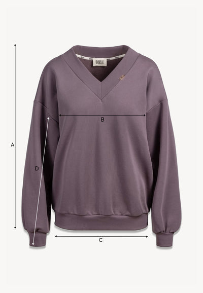 Fioletowa dresowa bluza ORSINI