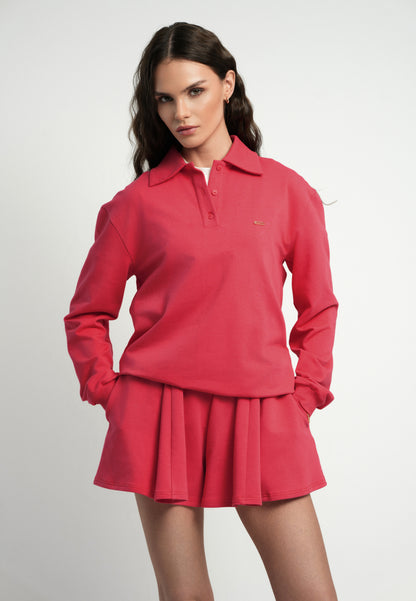 Malinowa bluza Ruella